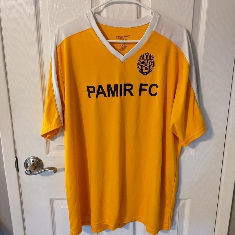Ali Rezai #1 Orange Soccer‎ Jersey Pamir FC Size XL